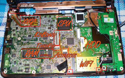 Montaje de RAM de un Acer Aspire one por xelso
