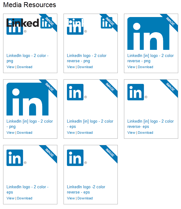 Imagenes, logos, recursos, infografias de linkedin