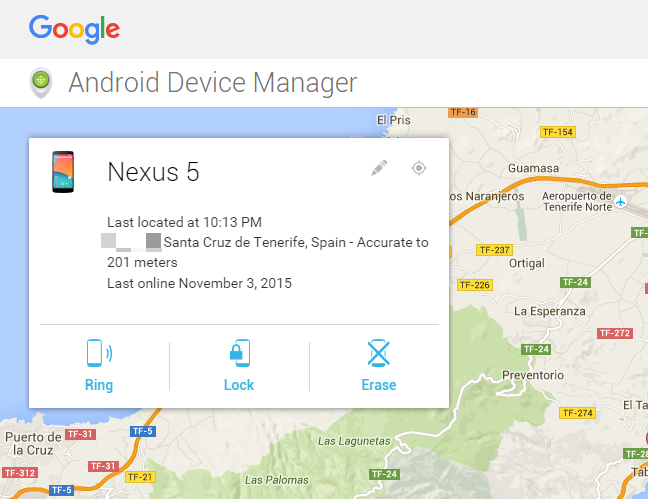Android Device Manager es una sistema para locarlizar donde se ha perdido tu teléfono Android.